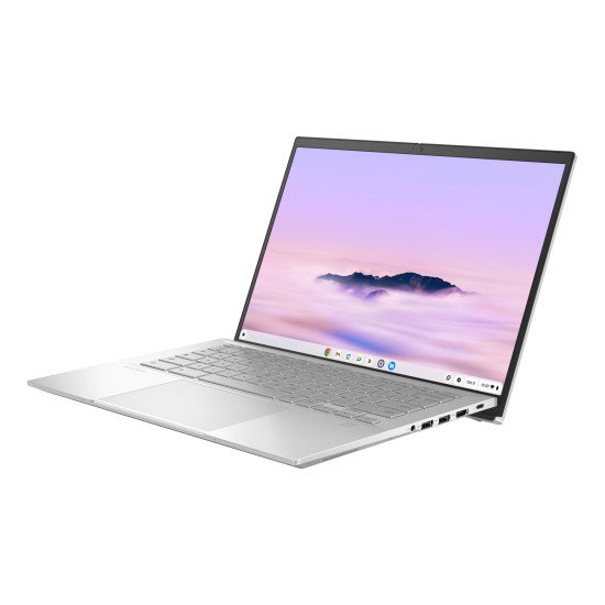 ASUS Chromebook Plus Enterprise CB54 CB5403CMA-QM0984 Intel Core Ultra 5 115U 35,6 cm (14") Écran tactile WQXGA 16 Go LPDDR5x-SDRAM 128 Go SSD Wi-Fi 6E (802.11ax) ChromeOS US International Argent