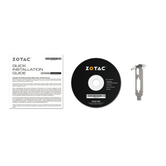 Zotac ZT-P10300A-10L carte graphique NVIDIA GeForce GT 1030 2 Go GDDR5 Zotac ZT-P10300A-10L carte graphique NVIDIA GeForce GT 1030 2 Go GDDR5