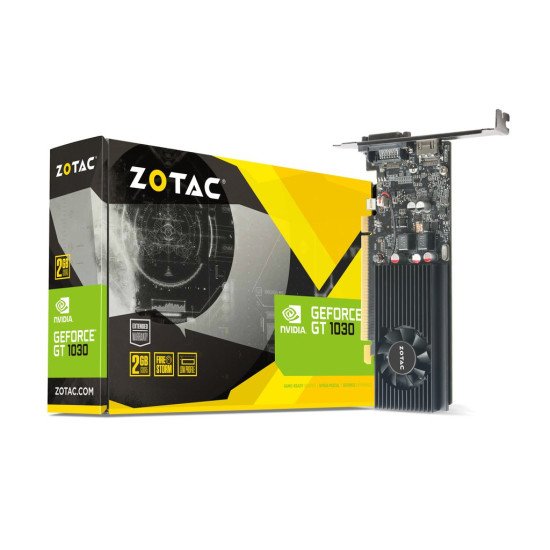 Zotac ZT-P10300A-10L carte graphique NVIDIA GeForce GT 1030 2 Go GDDR5 Zotac ZT-P10300A-10L carte graphique NVIDIA GeForce GT 1030 2 Go GDDR5