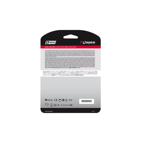 Kingston SSDNow A400 SSD 480 Go Kingston SSDNow A400 SSD 480 Go