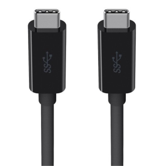 Belkin F2CU049bt2M-BLK câble USB 2 m 3.2 Gen 1 (3.1 Gen 1) USB C Noir