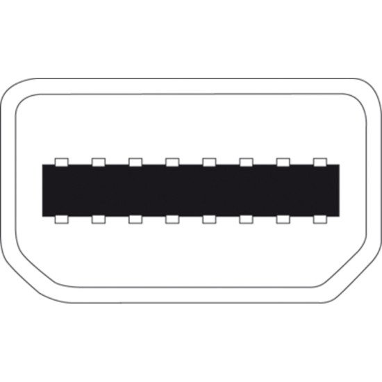 ASSMANN Electronic Mini DP -HDMI type A mini DisplayPort 1.1a