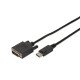 Digitus DisplayPort - DVI 2 m DVI-D Noir