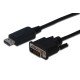 Digitus DisplayPort - DVI 2 m DVI-D Noir