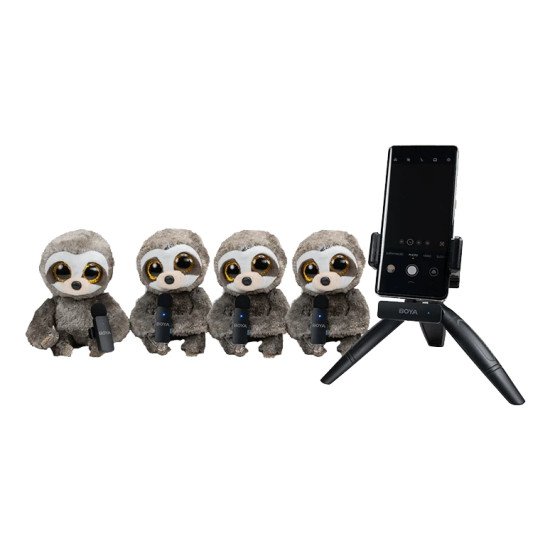 BOYA Système de microphone sans fil BY-V4 Ultracompact 2.4GHz