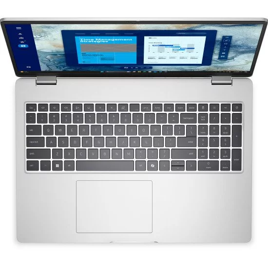 DELL Pro PC16250 Intel Core Ultra 7 255U Ordinateur portable 40,6 cm (16") Full HD+ 16 Go DDR5-SDRAM 512 Go SSD Wi-Fi 6E (802.11ax) Windows 11 Pro US International Platine