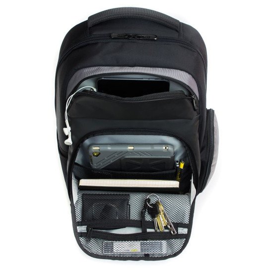 Targus TED011EU sac à dos Noir/Gris Polyuréthane
