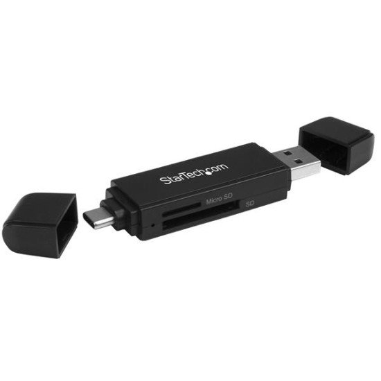 StarTech.com Lecteur et enregistreur de cartes SD et microSD USB 3.0 - USB-C et USB-A