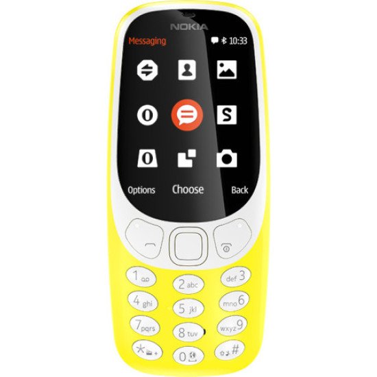 Nokia 3310 6,1 cm (2.4") Jaune Téléphone numérique