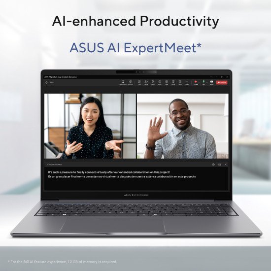 ASUS ExpertBook P3 P3605CVA-MB0170X Intel® Core™ i7 i7-13620H Ordinateur portable 40,6 cm (16") WUXGA 32 Go DDR5-SDRAM 1 To SSD Wi-Fi 6 (802.11ax) Windows 11 Pro US International Gris