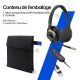 HP Poly Micro-casque filaire USB binaural Mission 825