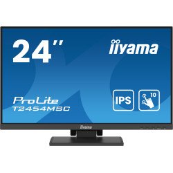 iiyama ProLite T2454MSC-B2AG écran PC 60,5 cm (23.8") 1920 x 1080 pixels Full HD LED Écran tactile Multi-utilisateur Noir iiyama ProLite T2454MSC-B2AG écran PC 60,5 cm (23.8") 1920 x 1080 pixels Full HD LED Écran tactile Multi-utilisateur Noir