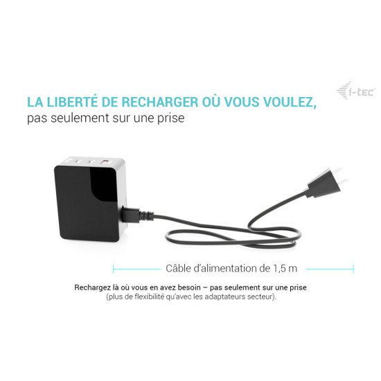 i-tec 100W Intelligent Multiport USB Charger