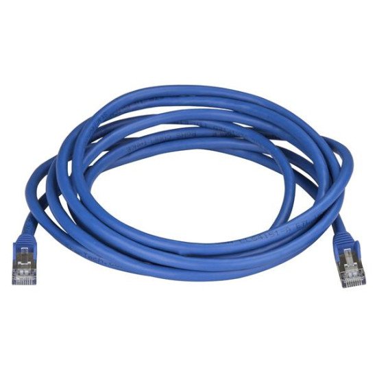 StarTech.com Câble réseau Cat6a STP blindé sans crochet de 3 m - Bleu