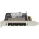 StarTech.com Carte réseau PCI Express pour serveur à 4 ports SFP+ 10 Gigabit Ethernet - Chipset Intel XL710