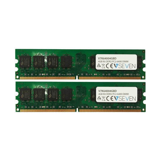 V7 V7K64004GBD DDR2 PC2-6400 800MHZ DIMM 4 Go