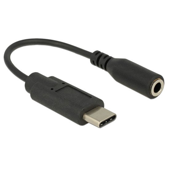 DeLOCK 65842 adaptateur et connecteur de câbles USB Type-C 3,5 mm Noir