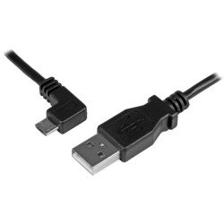 StarTech.com Câble USB vers Micro USB coudé à angle gauche de 50 cm - 0,25 mm² - M/M - Noir StarTech.com Câble USB vers Micro USB coudé à angle gauche de 50 cm - 0,25 mm² - M/M - Noir