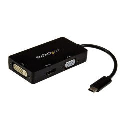 StarTech.com Adaptateur multiport USB-C - 3 en 1 - USB Type-C vers HDMI DVI ou VGA StarTech.com Adaptateur multiport USB-C - 3 en 1 - USB Type-C vers HDMI DVI ou VGA