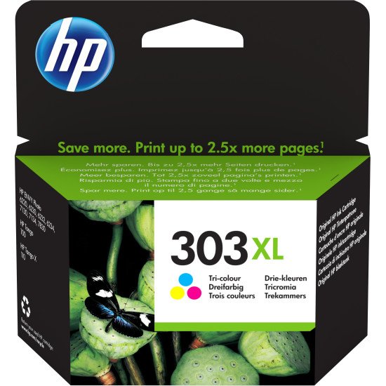 HP 303XL Original Cyan, Magenta, Jaune