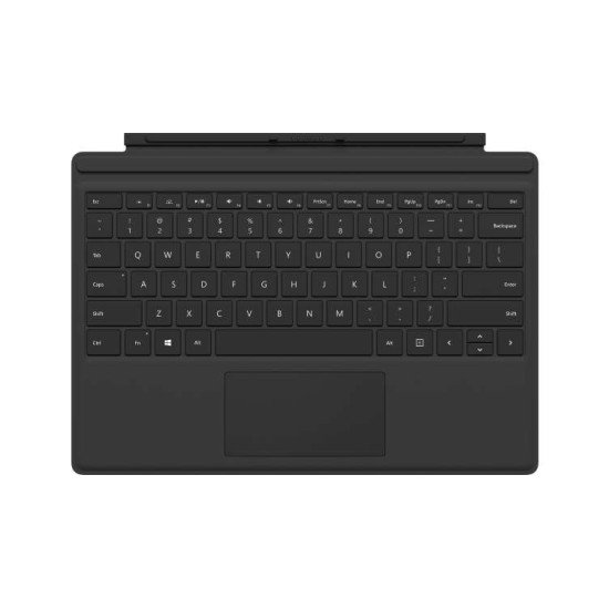 Microsoft Surface Pro Type Cover clavier pour téléphones portables Anglais britannique Noir Microsoft Cover port
