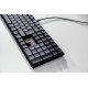 CHERRY KC 500 MX LP clavier maison/bureau USB QWERTY Anglais américain Noir