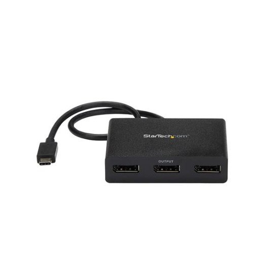 StarTech.com Hub USB C DisplayPort - 3 ports - Hub MST USB-C vers DisplayPort - Splitter multi-écrans USB Type-C vers 3x DP