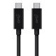 Belkin F2CU052BT1M-BLK câble USB 1 m 3.2 Gen 1 (3.1 Gen 1) USB C Noir