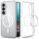 Spigen Ultra Hybrid (MagFit) coque de protection pour téléphones portables 16 cm (6.3") Housse Transparent, Blanc