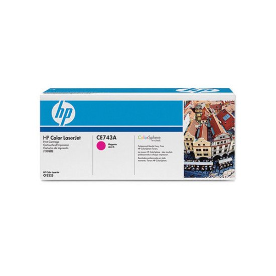 HP CE743A cartouche toner et laser / CE743A Toner Magenta