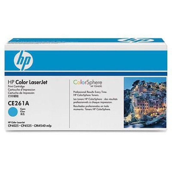 HP 648A / CE261A Toner Cyan