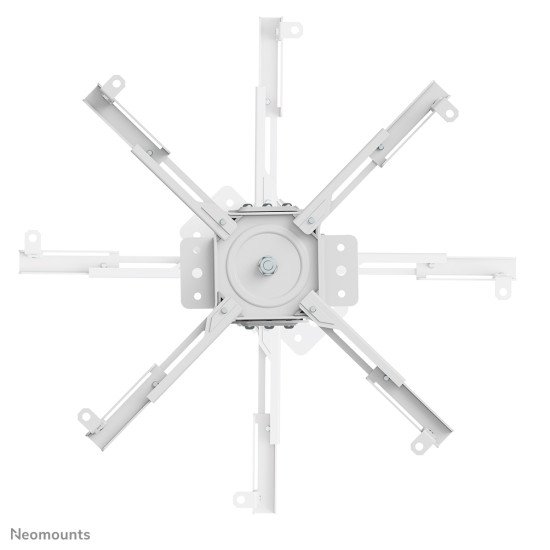 Neomounts CL25-550WH1 Support de plafond pour vidéoprojecteur - h74.5-114.5 cm - installation facile - orientable