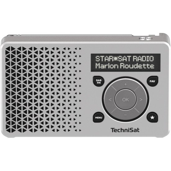 TechniSat DigitRadio 1 Portable Numérique Argent