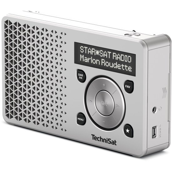 TechniSat DigitRadio 1 Portable Numérique Argent