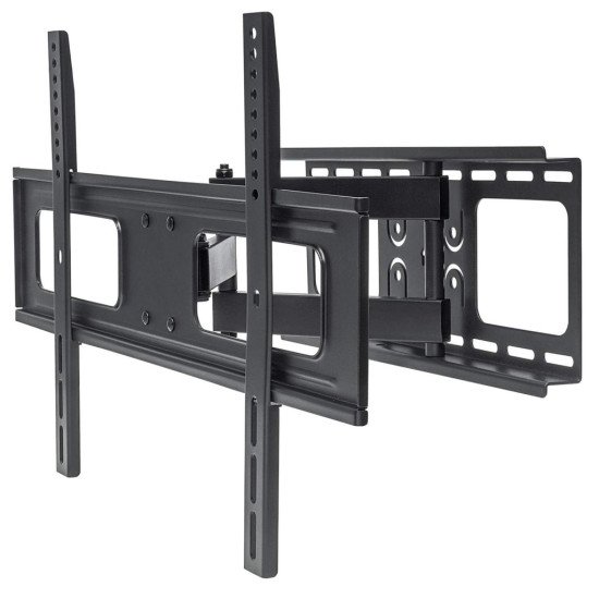 Manhattan Support mural pour TV/moniteurs (Bras articulé), écrans 37" à 65", Compatibilité VESA : de 200x200 à 600x400 mm (vérifiez les dimensions des quatre trous de fixation à l'arrière), charge max. 50 kg, noir