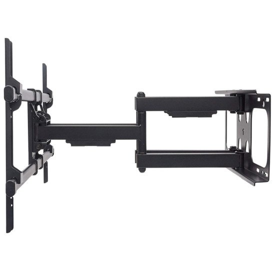 Manhattan Support mural pour TV/moniteurs (Bras articulé), écrans 37" à 75", Compatibilité VESA : de 200x200 à 800x400 mm (vérifiez les dimensions des quatre trous de fixation à l'arrière), charge max. 75 kg, noir