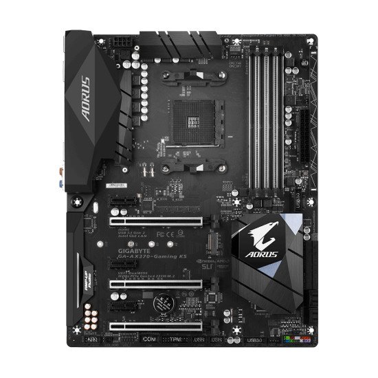 Gigabyte GA-AX370-Gaming K5 Bulk AMD X370 Emplacement AM4 ATX