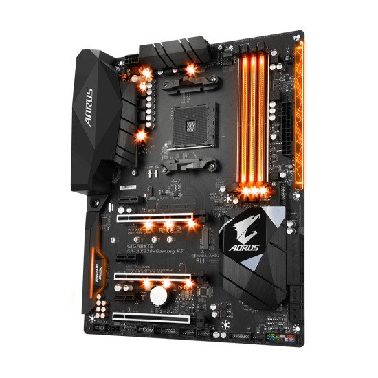 Gigabyte GA-AX370-Gaming K5 Bulk AMD X370 Emplacement AM4 ATX