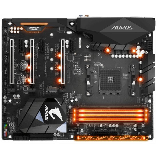 Gigabyte GA-AX370-Gaming K5 Bulk AMD X370 Emplacement AM4 ATX