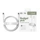 PanzerGlass empower by ® Racing 60W USB-C to USB-C Cable | USB 2.0 | 2M | Silver White câble USB Blanc