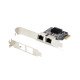 StarTech.com Carte Réseau PCIe Gigabit à 2 Ports, Carte NIC PCI Express 10/100/1000Mbps, Double Realtek RTL8111H, Fonctionne avec Windows et Linux, Conforme TAA StarTech.com Carte Réseau PCIe Gigabit à 2 Ports, Carte NIC PCI Express 10/100/1000Mbps, Double Realtek RTL8111H, Fonctionne avec Windows et Linux, Conforme TAA