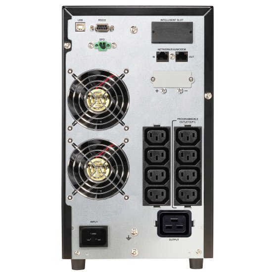 PowerWalker VFI 3000 CG PF1 Double-conversion (en ligne) 3 kVA 3000 W 9 sortie(s) CA