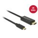 DeLOCK 85290 câble vidéo et adaptateur 1 m USB Type-C HDMI Noir