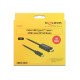 DeLOCK 85292 câble vidéo et adaptateur 3 m USB Type-C HDMI Noir