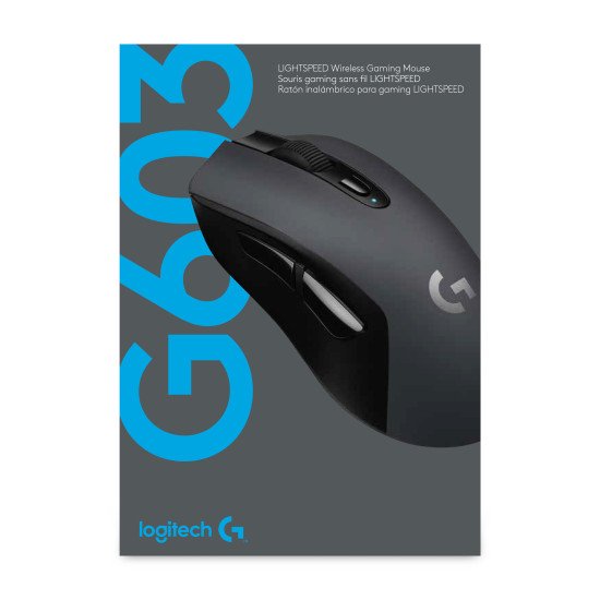 Logitech G G603 souris Droitier RF Sans fil + Bluetooth Optique 12000 DPI Logitech G G603 souris Droitier RF Sans fil + Bluetooth Optique 12000 DPI
