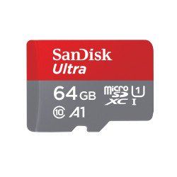 Sandisk Ultra mémoire flash 64 Go MicroSDXC Classe 10 UHS-I