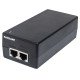 Intellinet Injecteur Ultra PoE+ Gigabit, 1 port 60 W, conforme IEEE 802.3bt et 802.3at/af, boîtier plastique, Alimentation par Ethernet, Power Over Ethernet, garantie de 3 ans