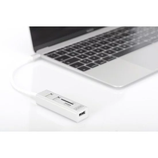Digitus DA-70243 lecteur de carte mémoire Blanc USB 2.0 Digitus DA-70243 lecteur de carte mémoire Blanc USB 2.0