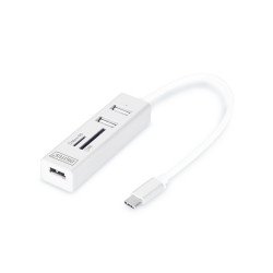 Digitus DA-70243 lecteur de carte mémoire Blanc USB 2.0 Digitus DA-70243 lecteur de carte mémoire Blanc USB 2.0