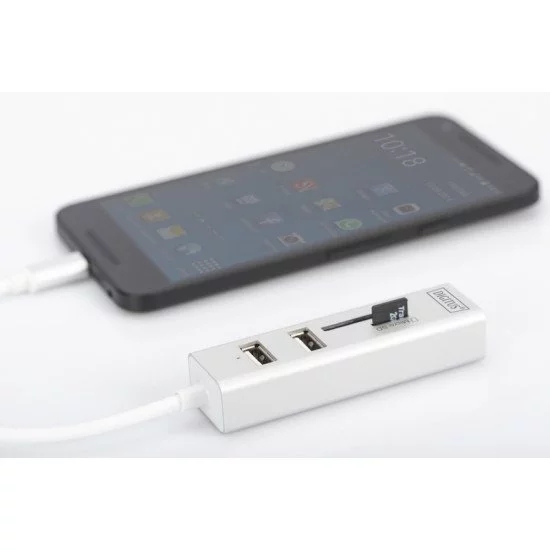 Digitus DA-70243 lecteur de carte mémoire Blanc USB 2.0 Digitus DA-70243 lecteur de carte mémoire Blanc USB 2.0
